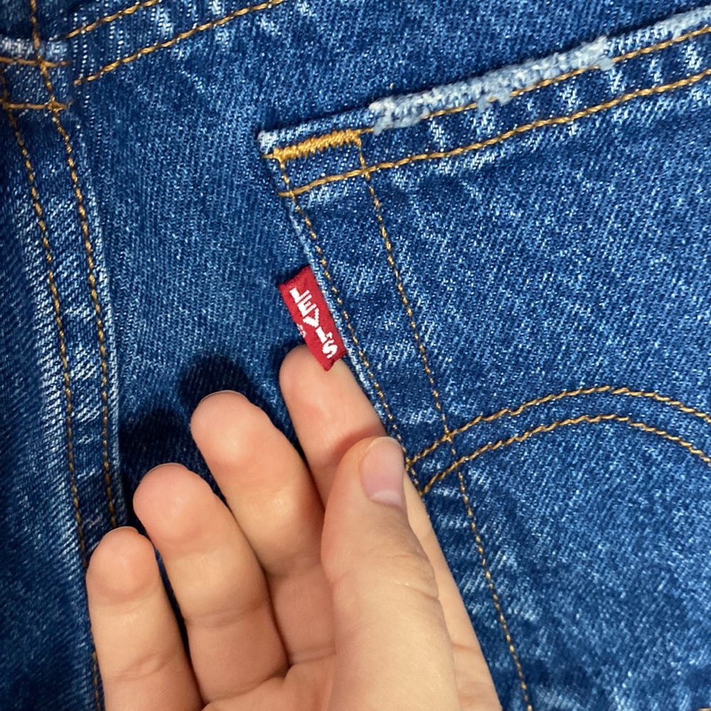 Levi’s Premium Wedgie Icon Fit cropped rigid denim jeans in medium wash sz 26 - Picture 9 of 15